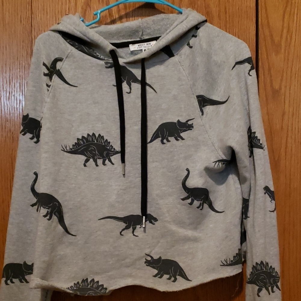 Crop top long sleeve sweater